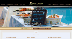 Desktop Screenshot of alexscatering.com